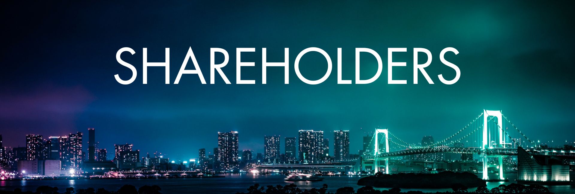 Shareholders Banner Image